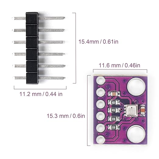 4 PCS BME280 3.3V Sensor Module Atmospheric Pressure Temperature Humidity - Image 3