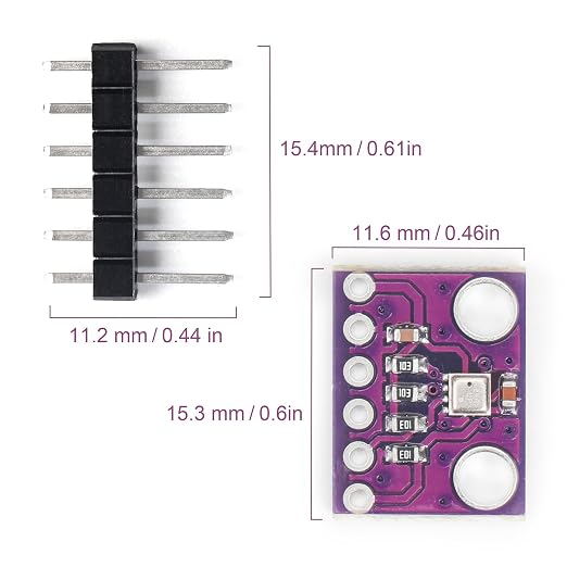 2PCS BME280 3.3V Sensor Module Atmospheric Pressure Temperature Humidity Sensor - Image 3