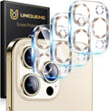 UniqueMe Compatible for 3 Pack iPhone 15 Pro/iPhone 15 Pro Max Camera Lens by UniqueMe