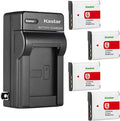 Kastar 4-Pack NP-BG1 Battery and AC Wall Charger Replacement by Kastar