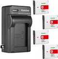 Kastar 4-Pack NP-BG1 Battery and AC Wall Charger Replacement by Kastar