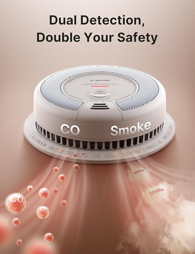 X-Sense 6-Pack Wireless Interconnected Combination Smoke and Carbon Monoxide - Image 6