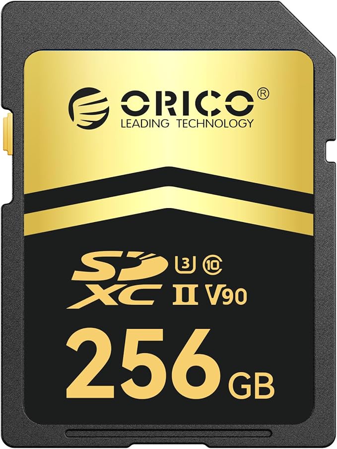 ORICO 128GB SD Card V90 UHS-II Memory Card, 300MB/s Read 250MB/s Write by ORICO