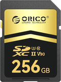 ORICO 512GB SD Card V90 UHS-II Memory Card, 300MB/s Read 250MB/s Write by ORICO