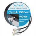 Cat 6 Patch Cable 150 feet, Slim Cat6a Ethernet Cable 10Gbps 550Mhz, UTP Pure by Unknown