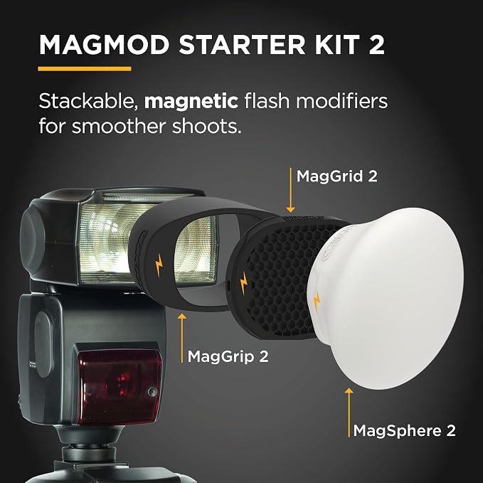 MagMod Starter Flash Diffuser Kit 2, Magnetic Flash Modifier Set - Image 2