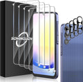 4+4 Pack for Samsung Galaxy A25 5G Screen Protector & Phone Camera Lens by SOMINGUIZN