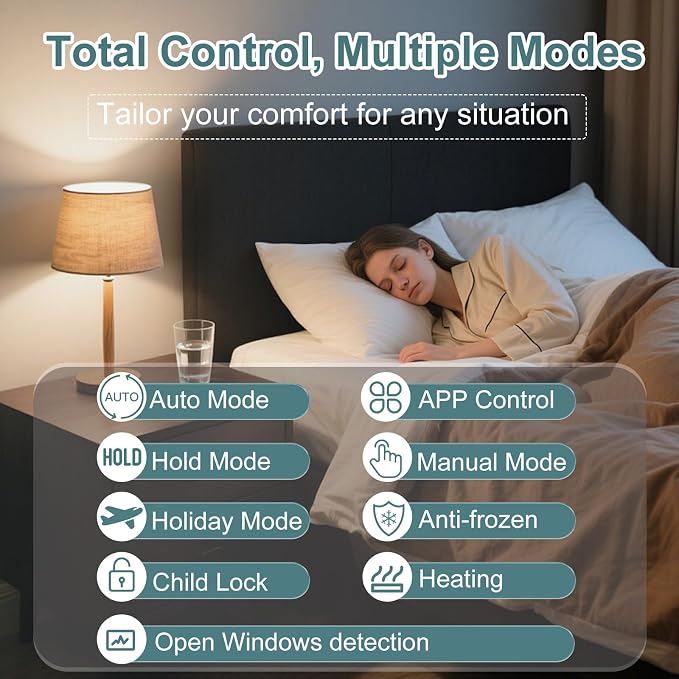 HEATIT Programmable Thermostat, WiFi Smart Thermostat - Image 7