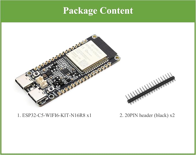ESP32-C5 5GHz/2.4GHz Dual-Band Wi-Fi 6 Development Board, 240MHz RISC-V - Image 7