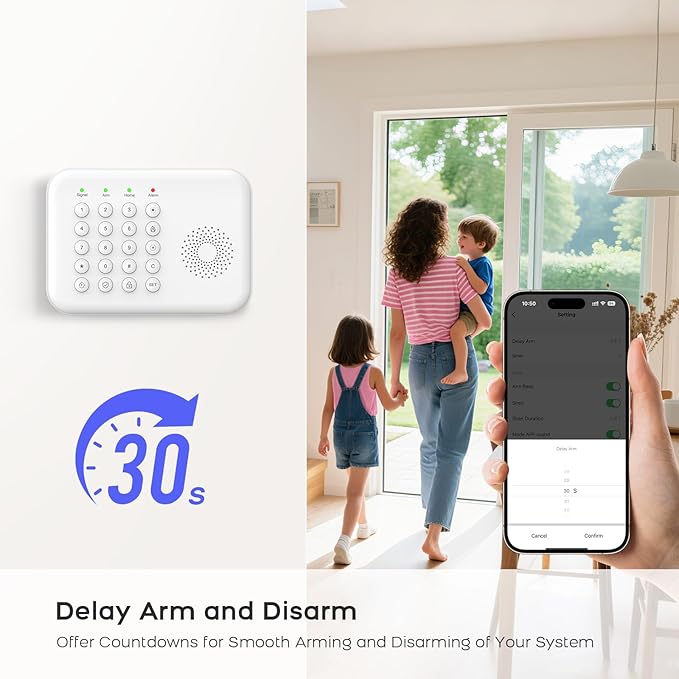 Alarm System for Home Security, WiFi+GSM/4G Compatible - Image 6
