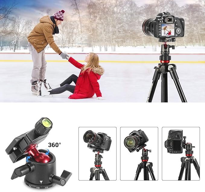 SmallRig Mini Ball Head, Tripod Head Camera 360° Panoramic - Image 5