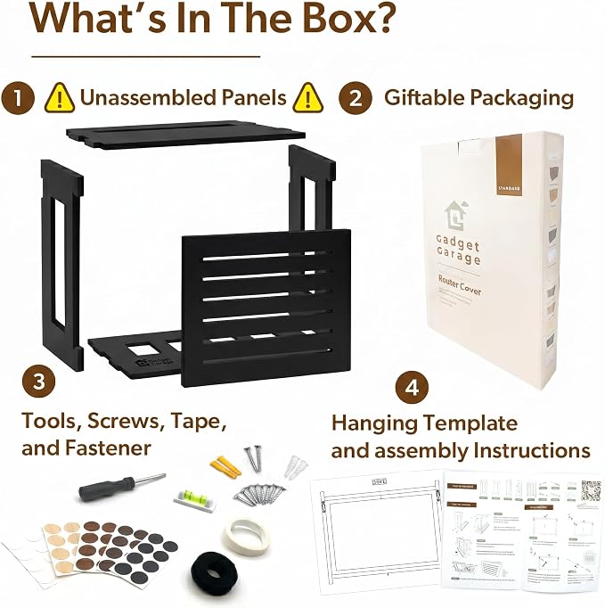 Wooden WiFi Router Storage Box - Image 4