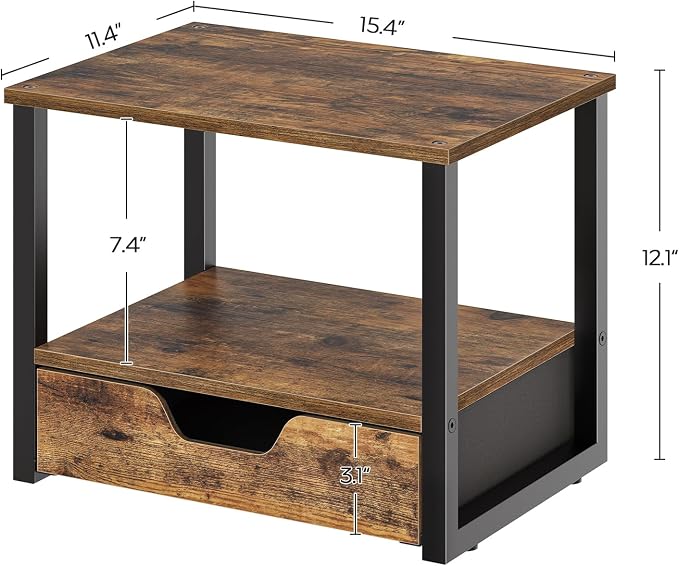 YATINEY Desktop Printer Stand, 2-Tier Printer Table - Image 7