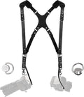 C Coiro Dual Camera Harness Shoulder Leather Camera Strap by CCoiro