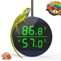 QZQ Reptile Thermometer and Humidity Gauge, LED Digital Thermometer Hydrometer by QZQ