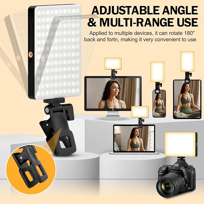 120 LED Selfie Light for iPhone, Portable Phone Light - 5000mAh Rechargeable - Image 7