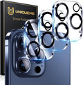 UniqueMe Compatible for 3 Pack iPhone 15 Pro/iPhone 15 Pro Max Camera Lens by UniqueMe