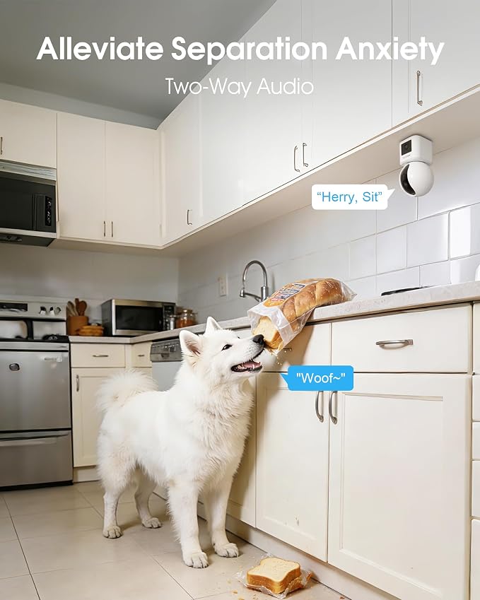 ARCCTV 2-Pack Dual Lens Indoor Security Camera, 2.5K WiFi 6 Pet Camera - Image 4