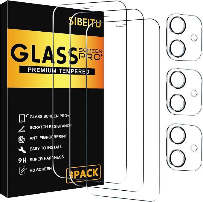 SIBEITU 3 Pack Screen Protector by SIBEITU