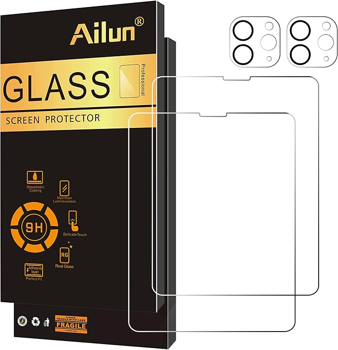 Ailun 2 Pack Screen Protector for iPad Pro 12.9 2022 6th & 2021 5th 2020 4th by Ailun