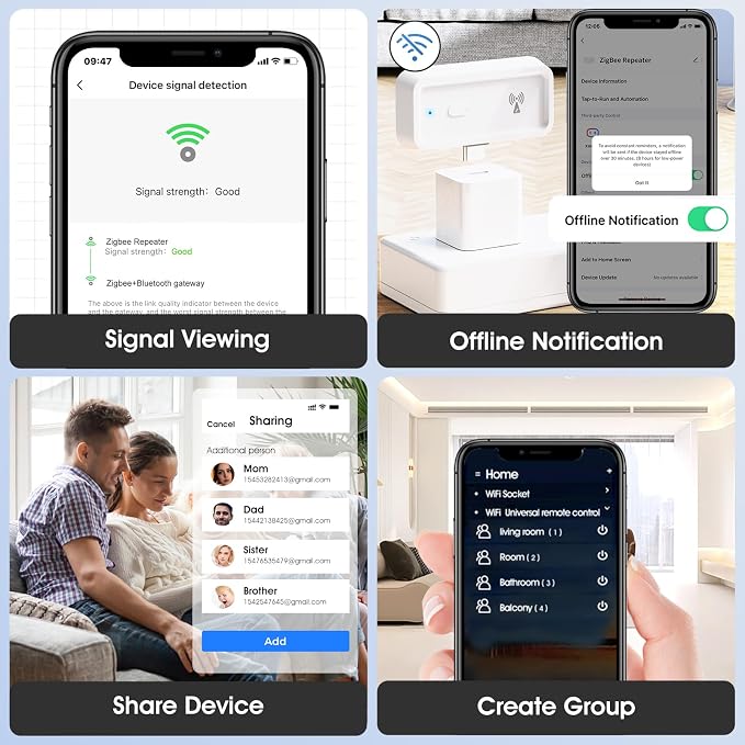 Zigbee 3.0 Range Extender with Built-in Power Amplifier, Tuya Zigbee Signal - Image 5