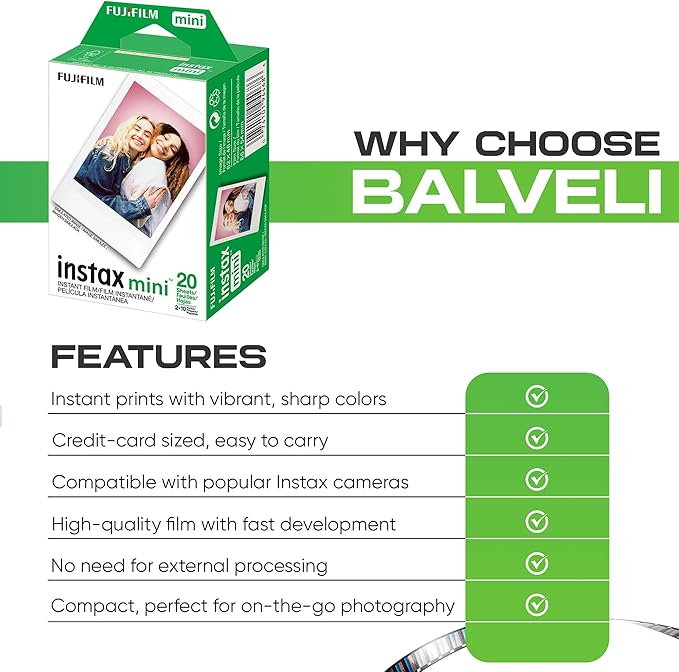 Fujifilm Instax Mini Film Two Instant Film Twin Packs - Image 5