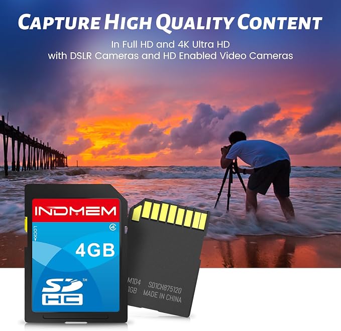 SD Card 4GB, 10 Packs Class 4 4GB Flash Memory Card MLC Standard Secure Digital - Image 4