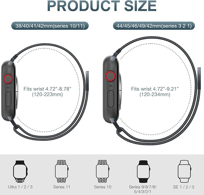 Original Stainless Steel Mesh Loop Compatible - Image 2