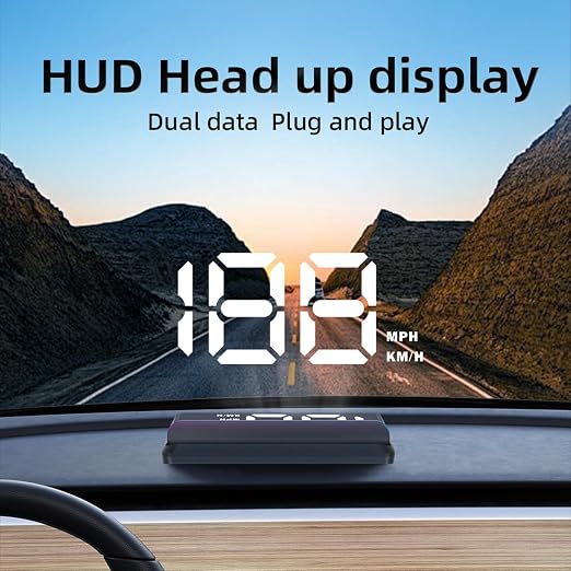 AZIJYV W2 White Heads Up Display - Image 3