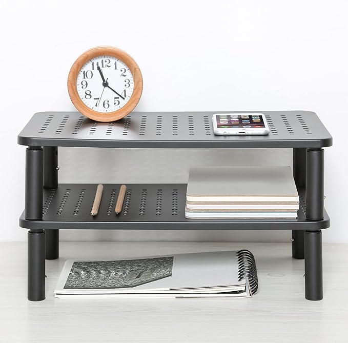 LOTEYIKE Monitor Riser Desktop Stand, Flat Screen TV Monitor Stand Riser - Image 6