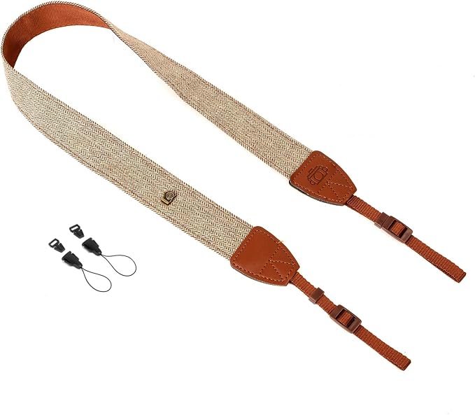 Camera Strap Canvas Brown Shoulder Strap - Image 5