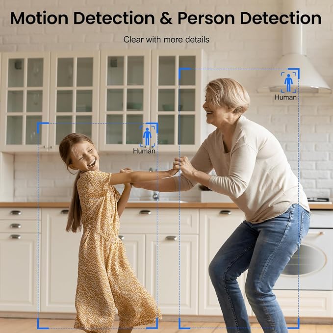 INFIYA 2K Indoor Camera-360° Pan/Tilt Baby/Elderly/Pet Camera - Image 6