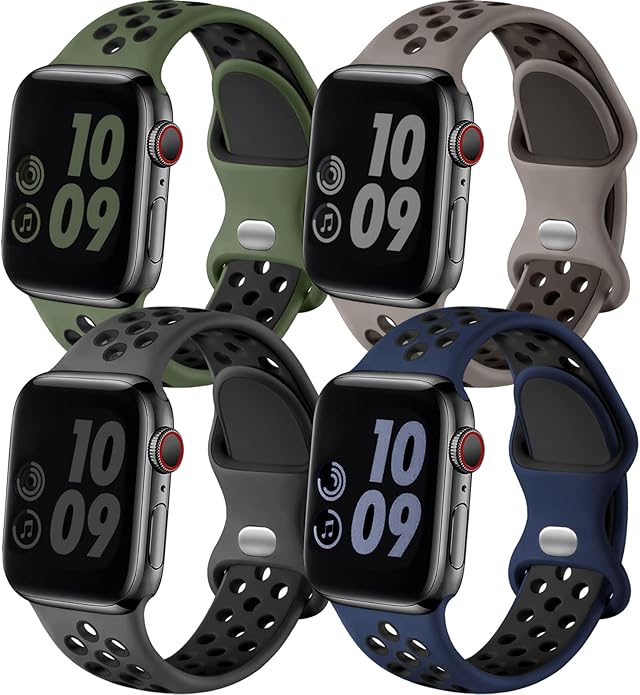 Adorve 4 Pack Sport Bands Compatible by Adorve