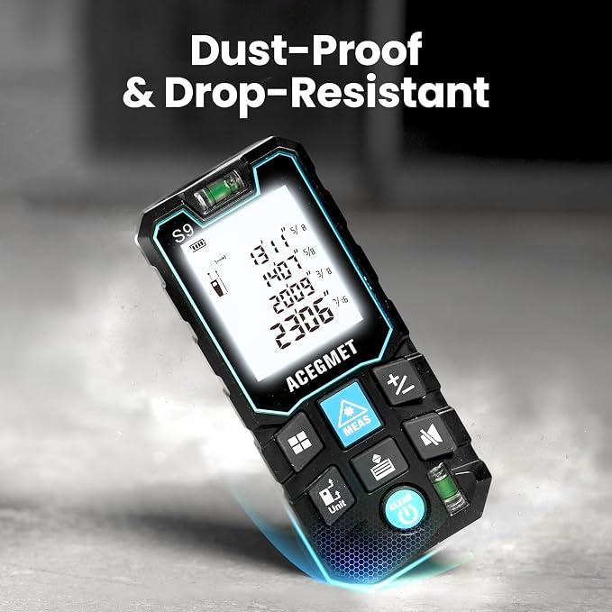 ACEGMET Laser Measure, 229ft/70m Laser Measurement Tool, S9 Room Laser - Image 6