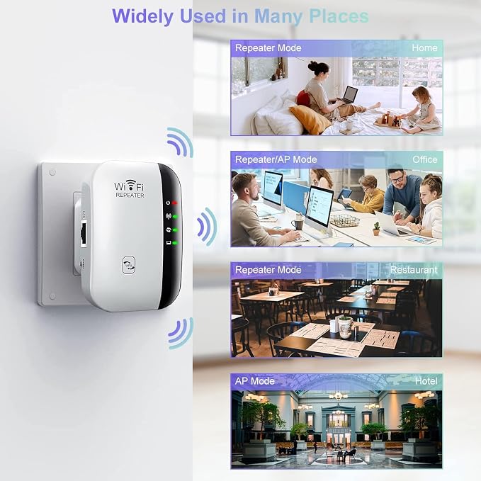 WiFi Extender, WiFi Signal Booster Up to 5800sq.ft and 52+ Devices, WiFi Range - Image 8