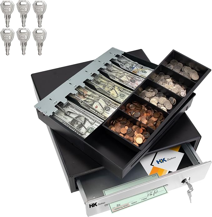 HK SYSTEMS 16inch "Stainless Steel" Front Heavy Duty POS "USB" Interface Cash - Image 2