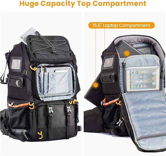 TARION 27L Extra Large Camera Backpack - 2 in 1 Professional Camera Bags - Image 3