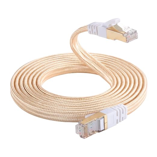 DanYee Cat 8 Ethernet Cable, Nylon Braided 16ft CAT8 High Speed Professional - Image 4