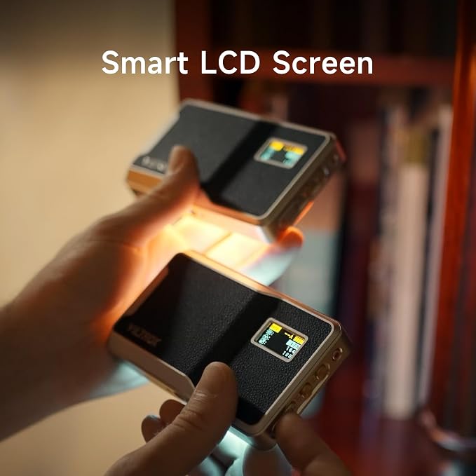 VILTROX 6000mAh On Camera LED Light, APP Control RGB Video Light, All Metal RGB - Image 6