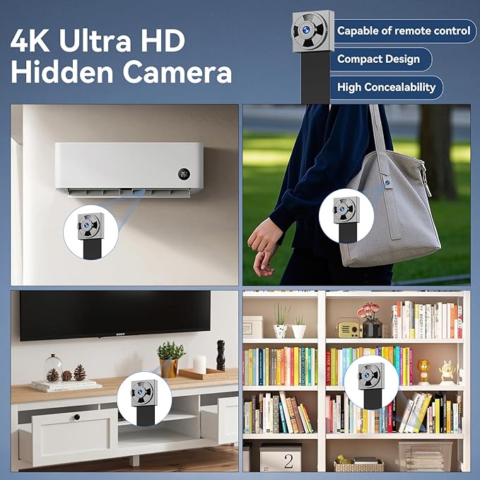 Real Full-4K-HD-Mini-Camera, DIY Module Tiny Wireless Remote Control Nanny - Image 4