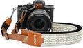 Cwatcun Bohemian Floral Camera Strap, Adjustable Crossbody DSLR Strap by FocusonCameraBag