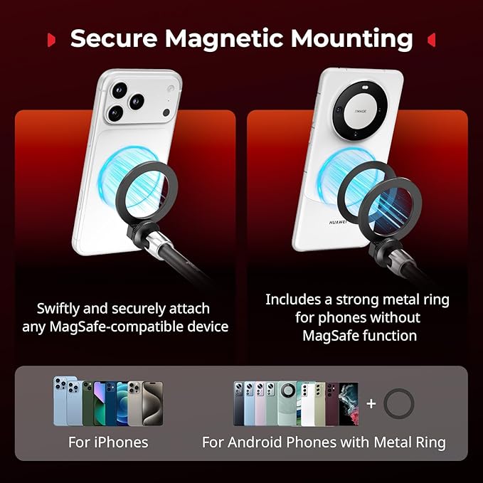 SmallRig Magic Arm Clamp w/ 1/4" Screw, Phone Mount - Image 2