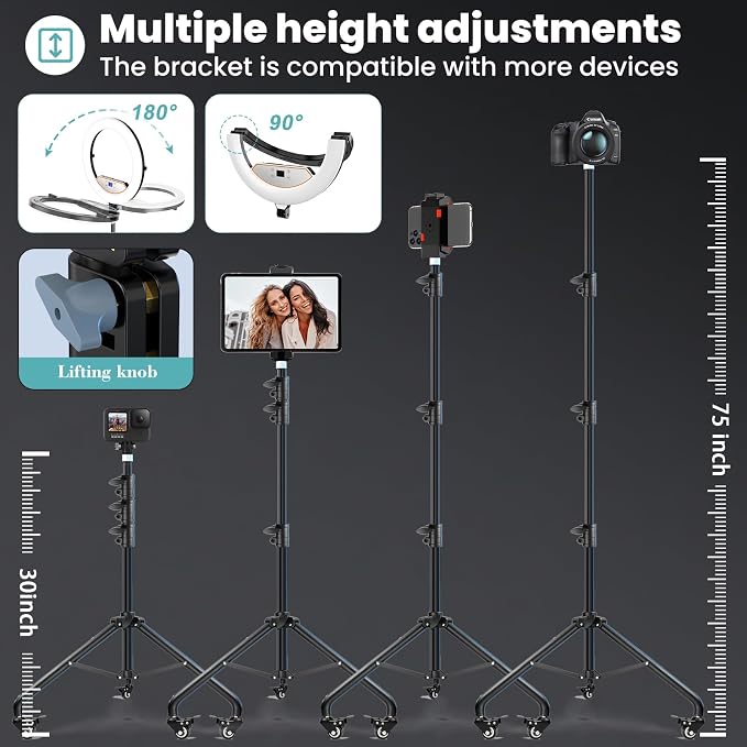 18" Foldable Ring Light with Stand - Image 7