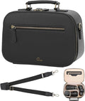 Camera Sling Bag, Waterproof PU Leather Crossbody Camere Bag by Divvia