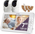 Comfyer BM01 7" HD Split-Screen Baby Monitor, Video Baby Monitor by comfyer