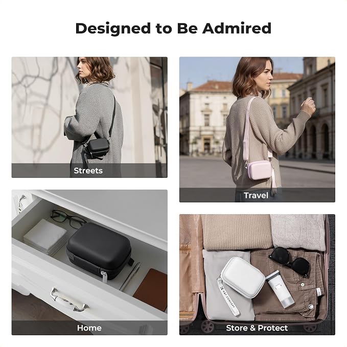 K&F CONCEPT Carrying Case for Digital Camera, Small Hard Shell Protective Case - Image 3