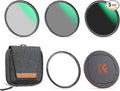 K&F CONCEPT 77mm Magnetic CPL+ND8+ND64+Magnetic Basic Ring+Lens Cap Camera Lens by KFCONCEPT
