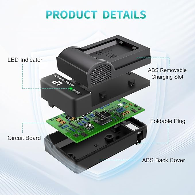 NP-FW50 Battery Charger, LP Charger Compatible - Image 4