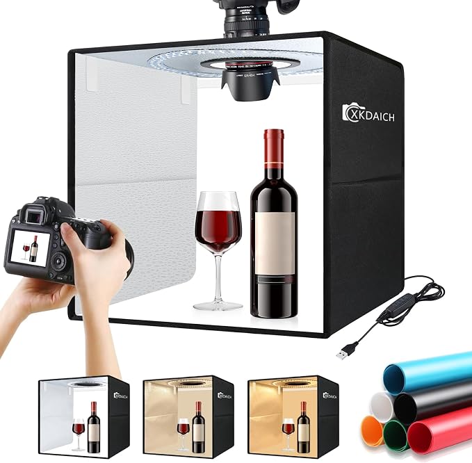 16x16 Inch Portable Folding Photo Studio Shooting Tent Box by XKDAICH