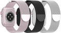 3 Pack Mesh Metal Band Compatible by Steezrd